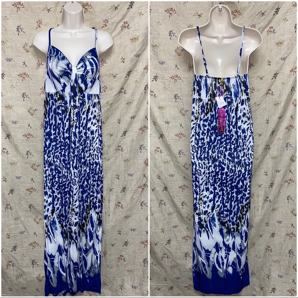 BLUE MAXI DRESS